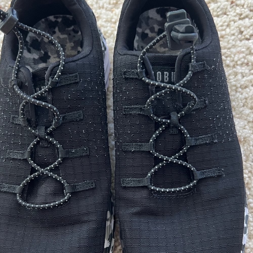 Nobull Black Athletic Sneakers with Patterned Sole - Picture 4 of 4
